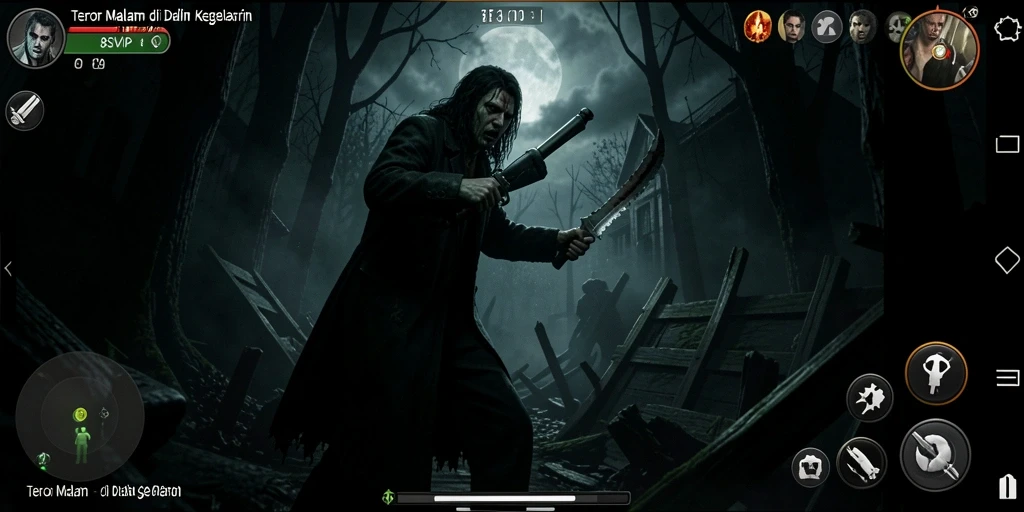 Tangkapan layar menampilkan suasana mencekam di dalam game 8SVIP.