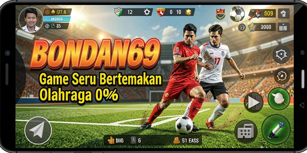 Tampilan gameplay menakjubkan di BONDAN69 dengan aksi olahraga mendebarkan.