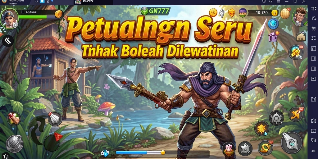Gameplay GN777 menunjukkan aksi seru dan eksplorasi menarik.