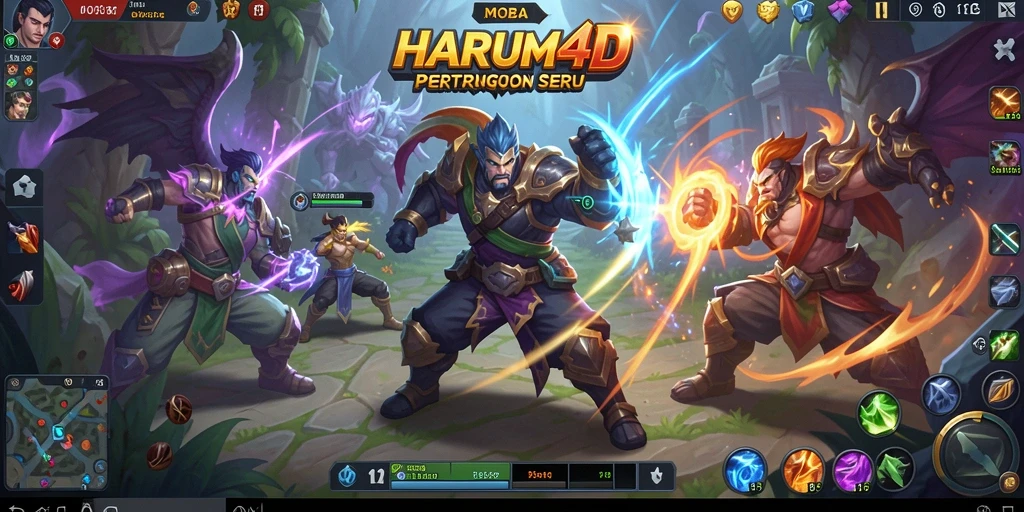 Tampilan menarik dari pertempuran seru dalam HARUM4D.