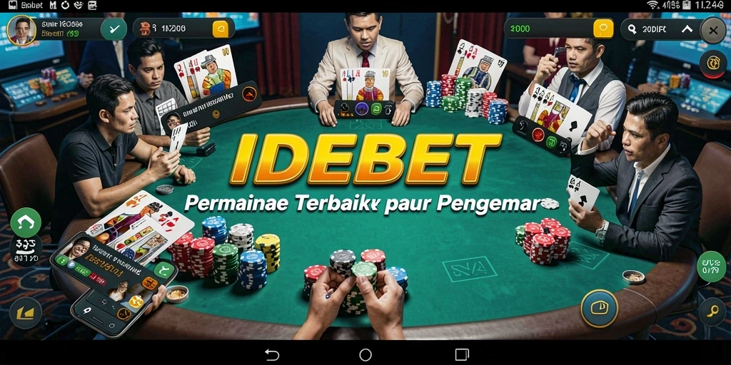 Tampilan screenshot IDEBET yang menunjukkan aksi poker yang seru dan mendebarkan.