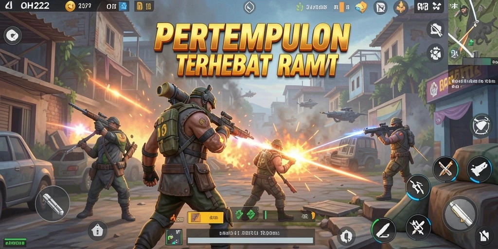 Gameplay mendebarkan dari OH222 dalam mode Battle Royale.
