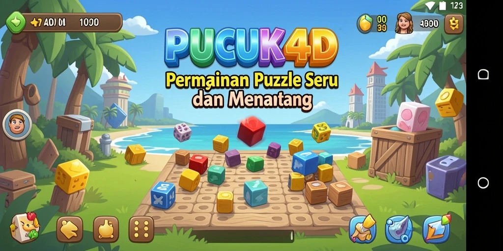 Tampilan gameplay seru dari PUCUK4D dengan berbagai teka-teki menarik.