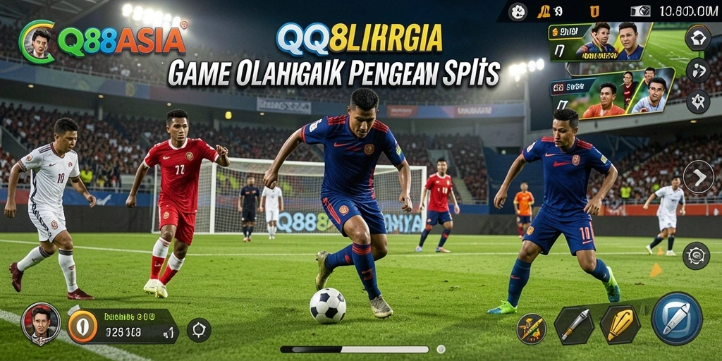 Tampilan gameplay <strong>QQ88ASIA</strong> yang menegangkan dengan berbagai fitur olahraga.