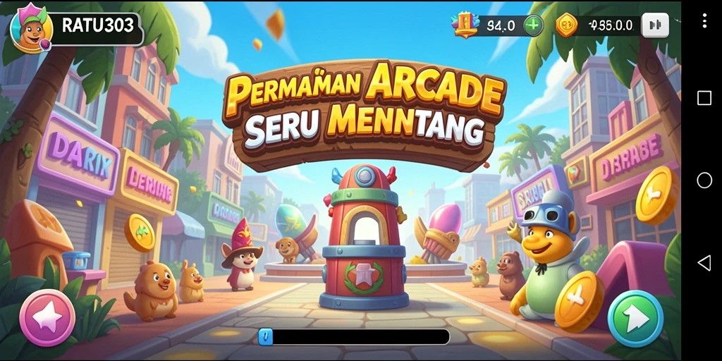 Tampilan gameplay menantang dari RATU303 yang membuat ketagihan.