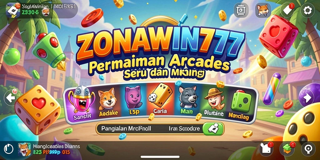 Screenshot ZONAWIN777 menampilkan aksi seru di gameplay