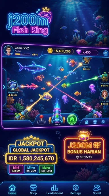 Halaman utama j200m menunjukkan aplikasi terbaru dan terpopuler.